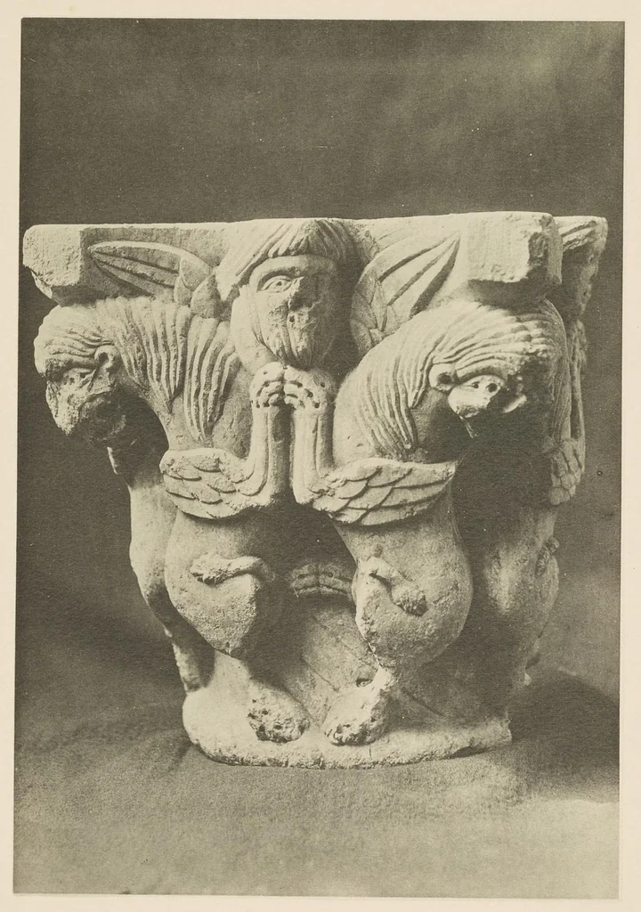 An illustration from Romanesque sculpture of the pilgrimage roads, 1923, leaf 92