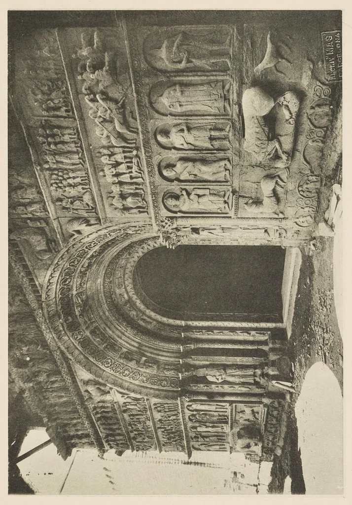 An illustration from Romanesque sculpture of the pilgrimage roads, 1923, leaf 98