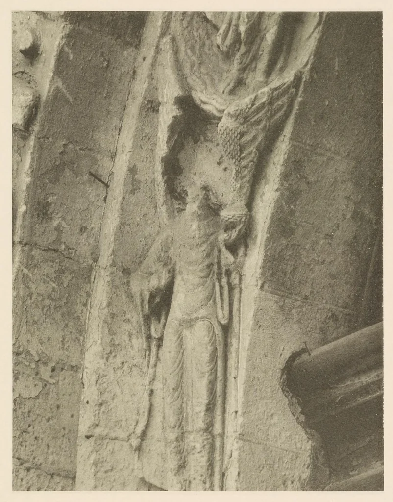 An illustration from Romanesque sculpture of the pilgrimage roads, 1923, leaf 194