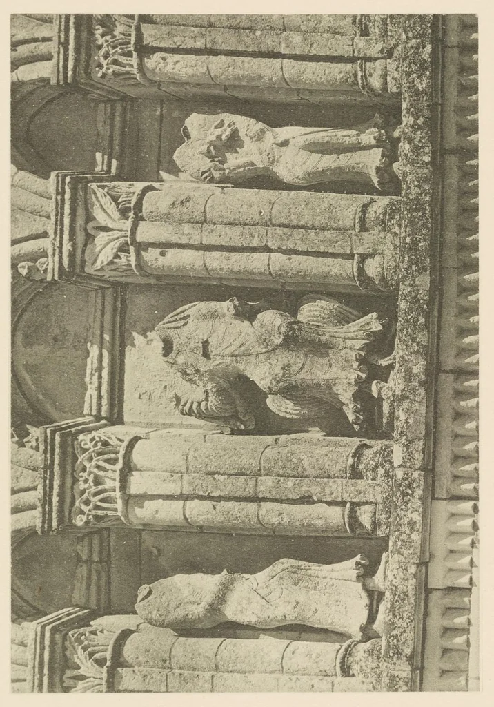 An illustration from Romanesque sculpture of the pilgrimage roads, 1923, leaf 250