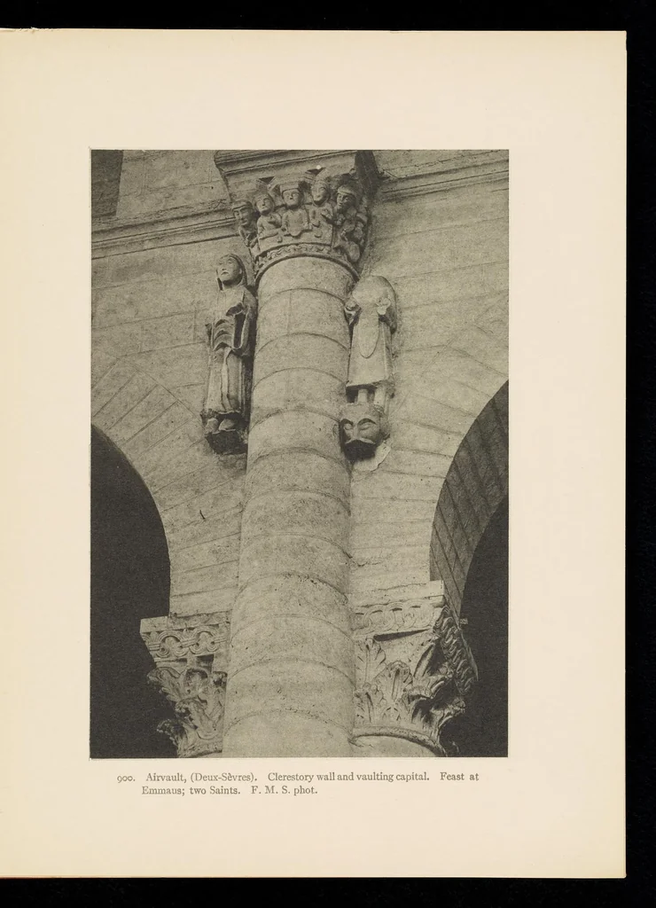 An illustration from Romanesque sculpture of the pilgrimage roads, 1923, leaf 26