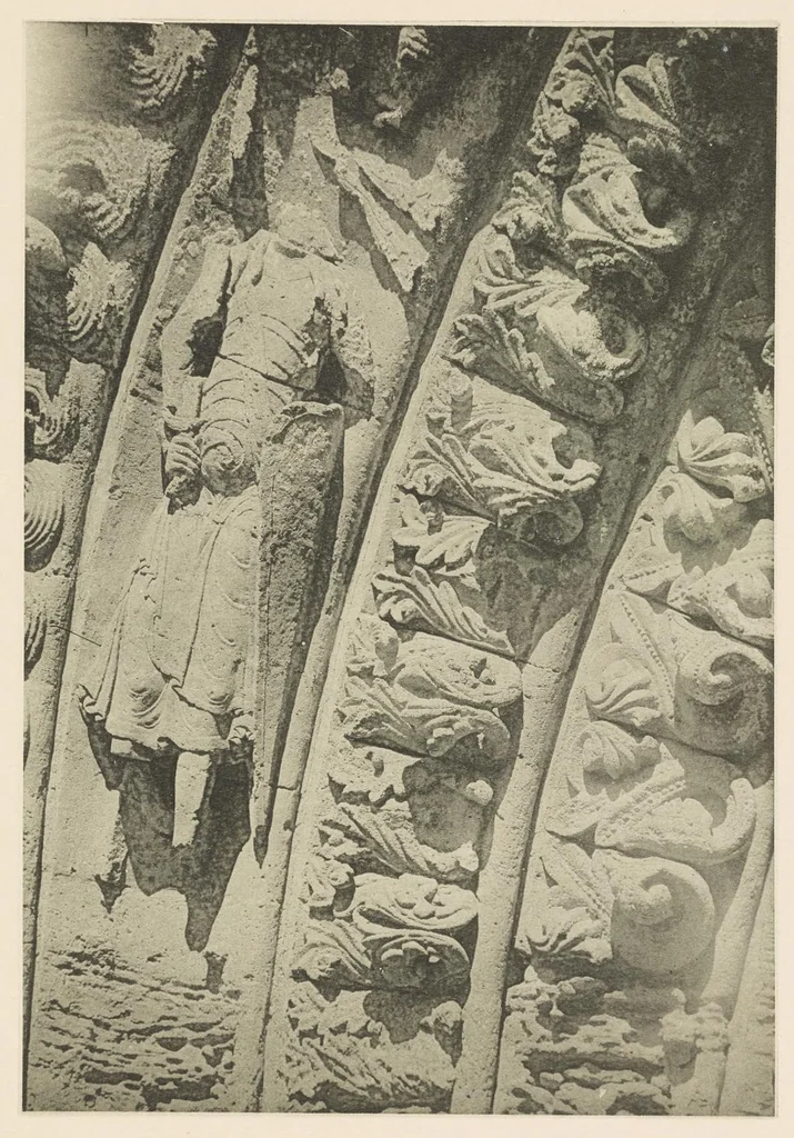 An illustration from Romanesque sculpture of the pilgrimage roads, 1923, leaf 284