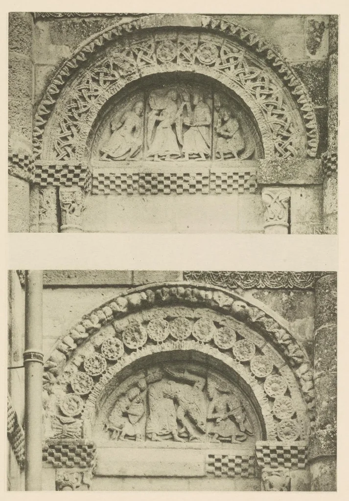 An illustration from Romanesque sculpture of the pilgrimage roads, 1923, leaf 362