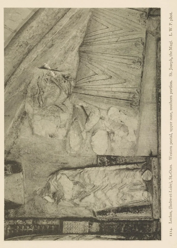 An illustration from Romanesque sculpture of the pilgrimage roads, 1923, leaf 406