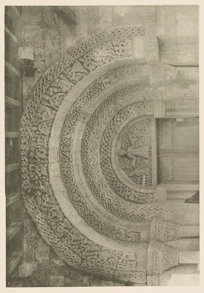 An illustration from Romanesque sculpture of the pilgrimage roads, 1923, leaf 48