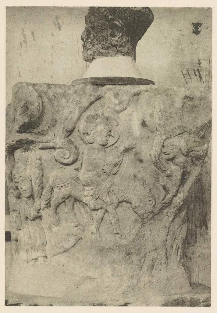 An illustration from Romanesque sculpture of the pilgrimage roads, 1923, leaf 60