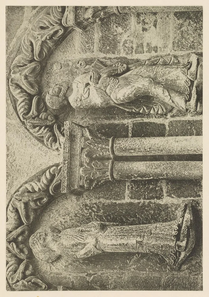 An illustration from Romanesque sculpture of the pilgrimage roads, 1923, leaf 82