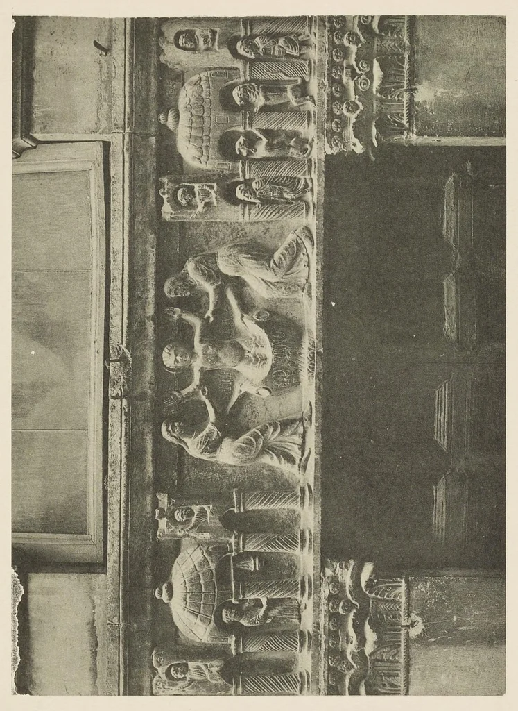 An illustration from Romanesque sculpture of the pilgrimage roads, 1923, leaf 148