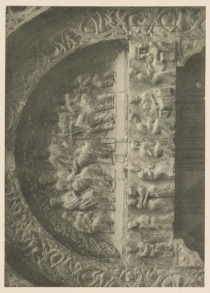 An illustration from Romanesque sculpture of the pilgrimage roads, 1923, leaf 164