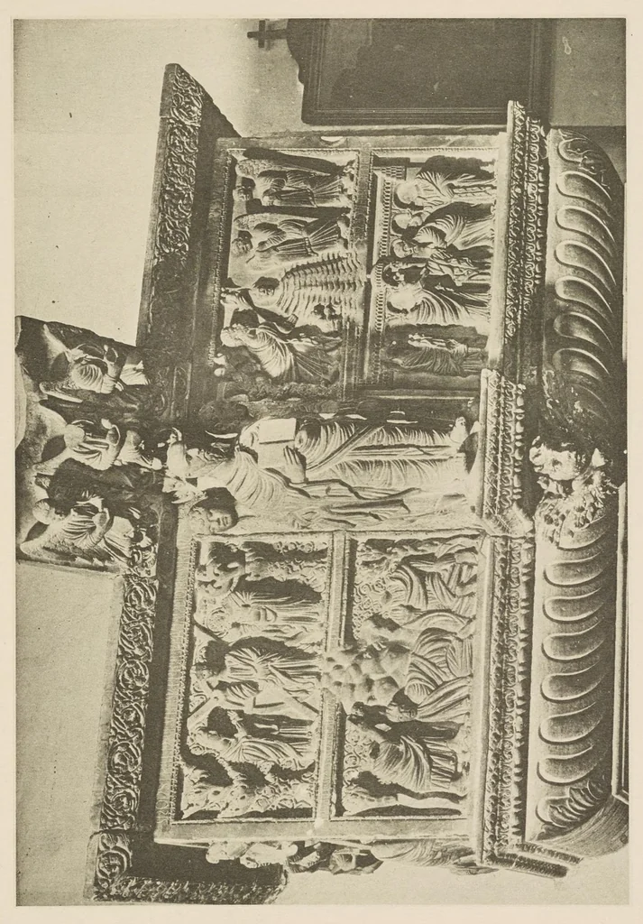 An illustration from Romanesque sculpture of the pilgrimage roads, 1923, leaf 82