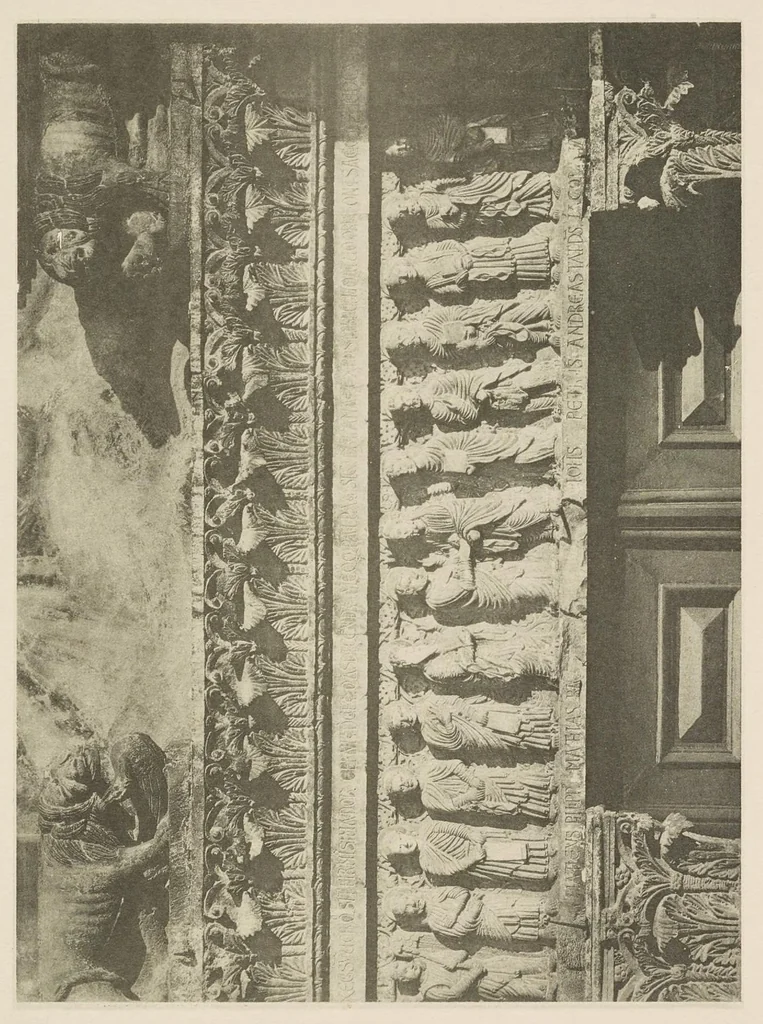An illustration from Romanesque sculpture of the pilgrimage roads, 1923, leaf 88