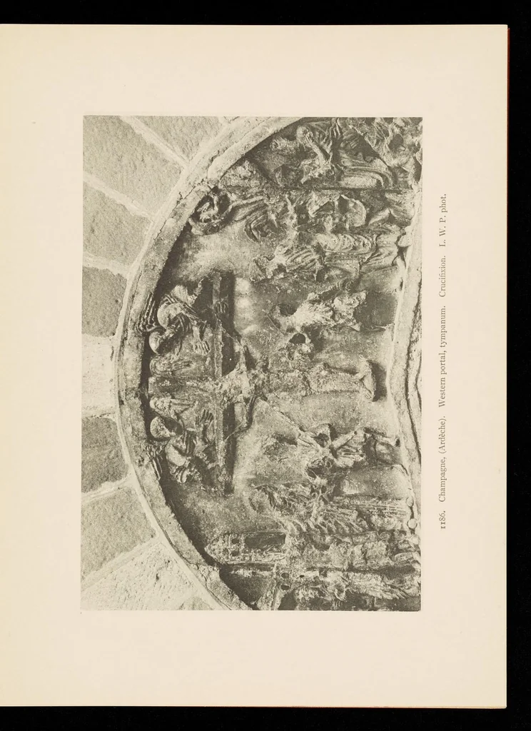 An illustration from Romanesque sculpture of the pilgrimage roads, 1923, leaf 100