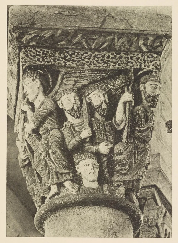 An illustration from Romanesque sculpture of the pilgrimage roads, 1923, leaf 108