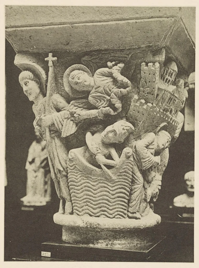 An illustration from Romanesque sculpture of the pilgrimage roads, 1923, leaf 116