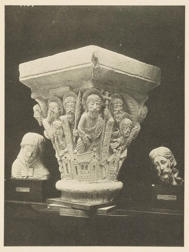 An illustration from Romanesque sculpture of the pilgrimage roads, 1923, leaf 130