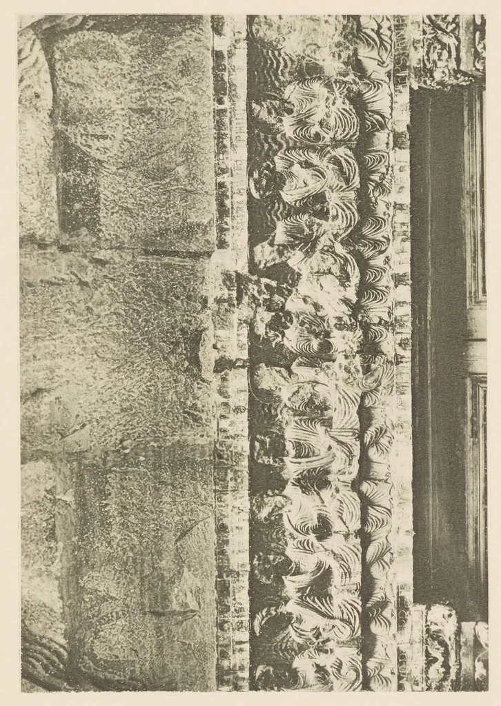 An illustration from Romanesque sculpture of the pilgrimage roads, 1923, leaf 148