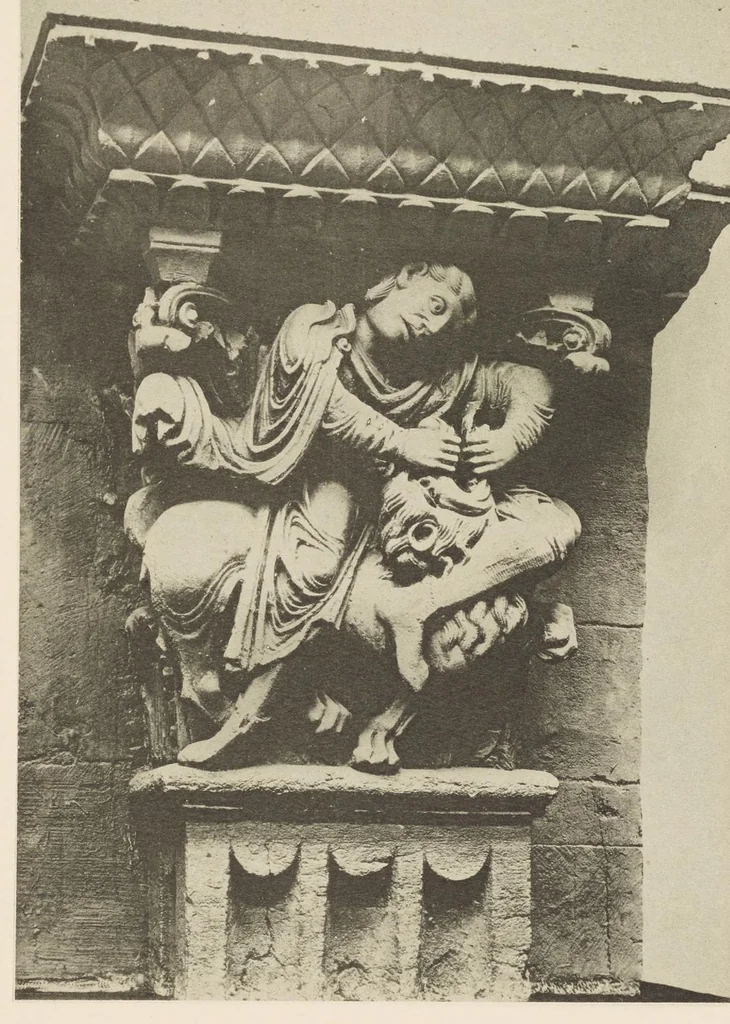 An illustration from Romanesque sculpture of the pilgrimage roads, 1923, leaf 156