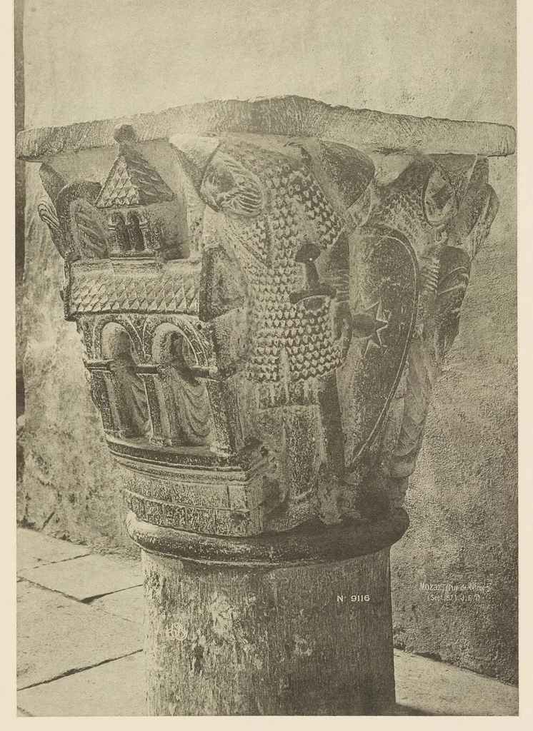 An illustration from Romanesque sculpture of the pilgrimage roads, 1923, leaf 174