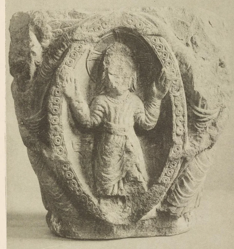 An illustration from Romanesque sculpture of the pilgrimage roads, 1923, leaf 240