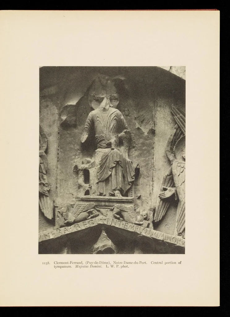 An illustration from Romanesque sculpture of the pilgrimage roads, 1923, leaf 48