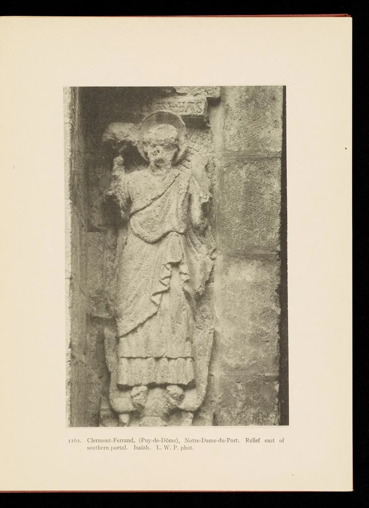 An illustration from Romanesque sculpture of the pilgrimage roads, 1923, leaf 56
