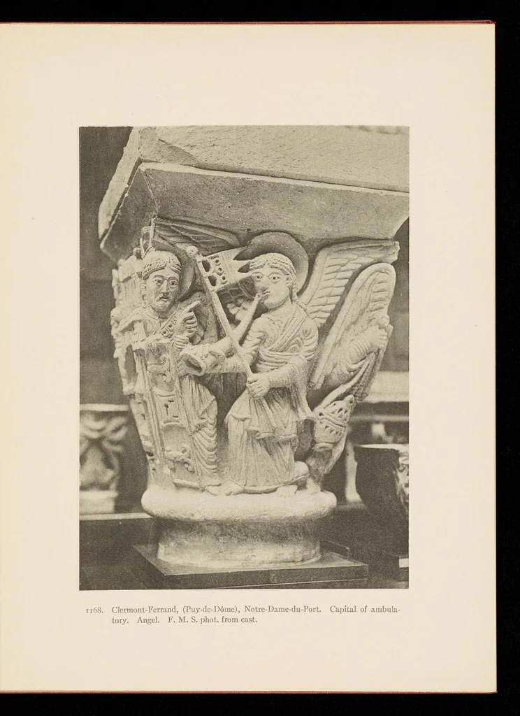 An illustration from Romanesque sculpture of the pilgrimage roads, 1923, leaf 64