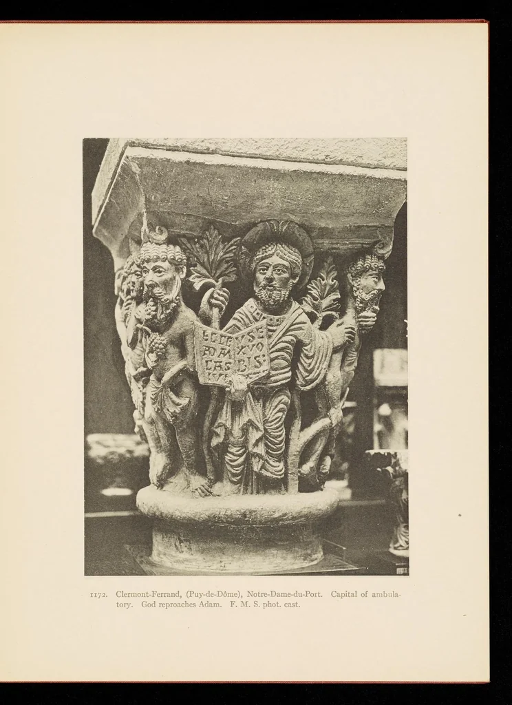 An illustration from Romanesque sculpture of the pilgrimage roads, 1923, leaf 72
