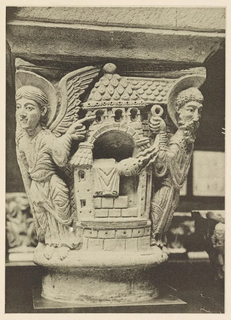 An illustration from Romanesque sculpture of the pilgrimage roads, 1923, leaf 84