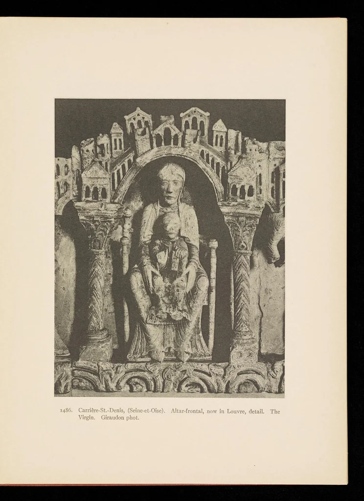 An illustration from Romanesque sculpture of the pilgrimage roads, 1923, leaf 136