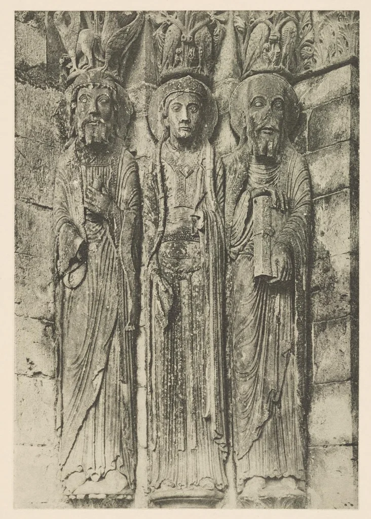 An illustration from Romanesque sculpture of the pilgrimage roads, 1923, leaf 150