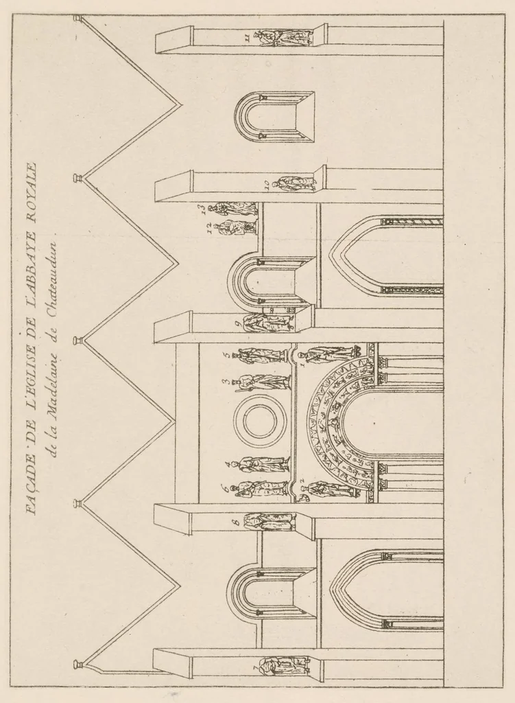 An illustration from Romanesque sculpture of the pilgrimage roads, 1923, leaf 38