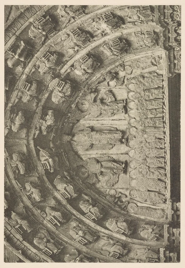 An illustration from Romanesque sculpture of the pilgrimage roads, 1923, leaf 96