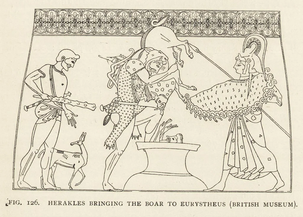 An illustration from History of ancient pottery: Greek, Etruscan, and Roman. Based on the work of Samuel Birch, 1905, leaf 126