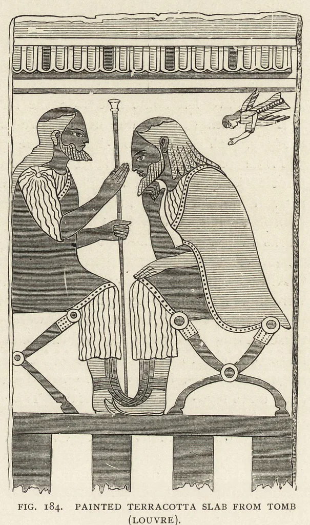 An illustration from History of ancient pottery: Greek, Etruscan, and Roman. Based on the work of Samuel Birch, 1905, leaf 360