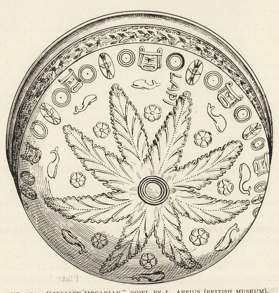An illustration from History of ancient pottery: Greek, Etruscan, and Roman. Based on the work of Samuel Birch, 1905, leaf 544