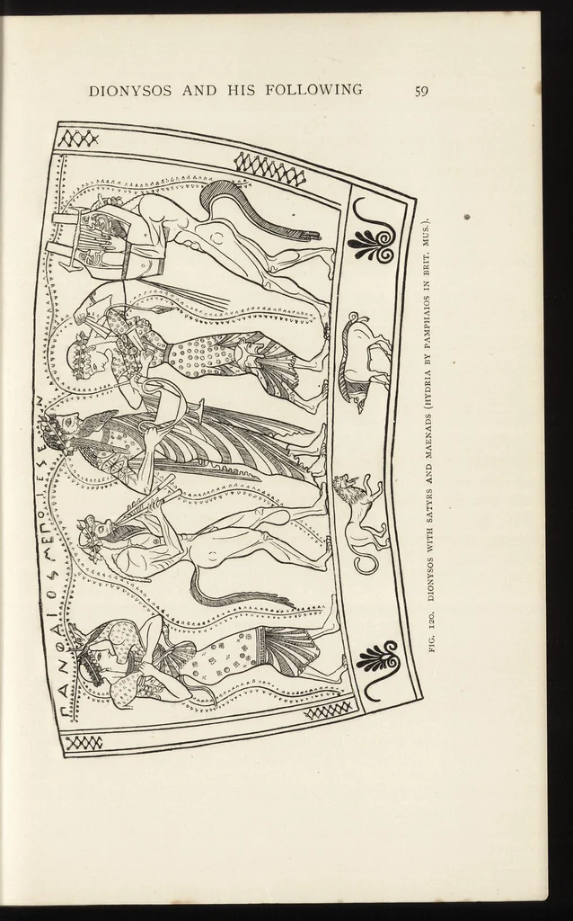 An illustration from History of ancient pottery: Greek, Etruscan, and Roman. Based on the work of Samuel Birch, 1905, leaf 84