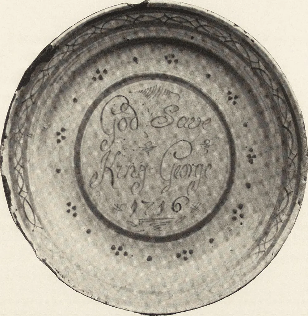 An illustration from Tin enameled pottery : maiolica, delft and other stanniferous faience, 1906, leaf 40