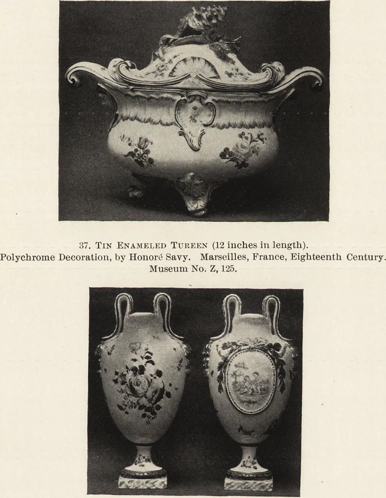 An illustration from Tin enameled pottery : maiolica, delft and other stanniferous faience, 1906, leaf 62