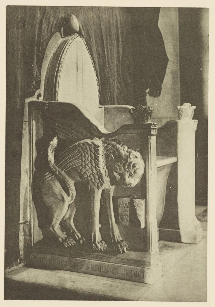 An illustration from Romanesque sculpture of the pilgrimage roads, 1923, leaf 128