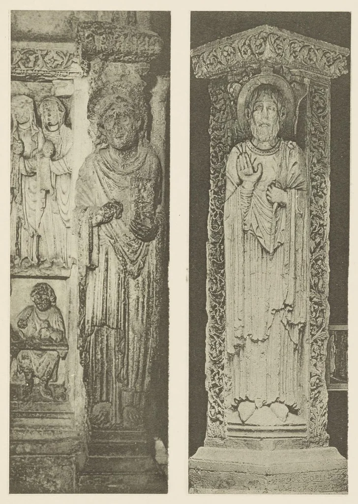 An illustration from Romanesque sculpture of the pilgrimage roads, 1923, leaf 138
