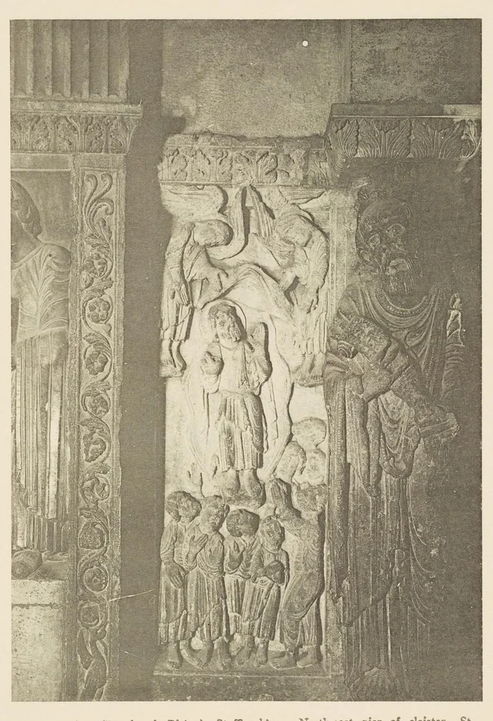 An illustration from Romanesque sculpture of the pilgrimage roads, 1923, leaf 152