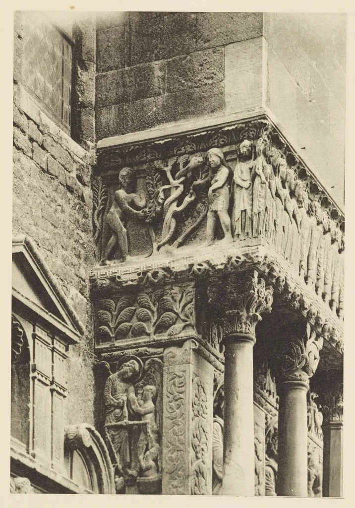 An illustration from Romanesque sculpture of the pilgrimage roads, 1923, leaf 172