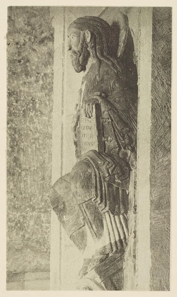 An illustration from Romanesque sculpture of the pilgrimage roads, 1923, leaf 18