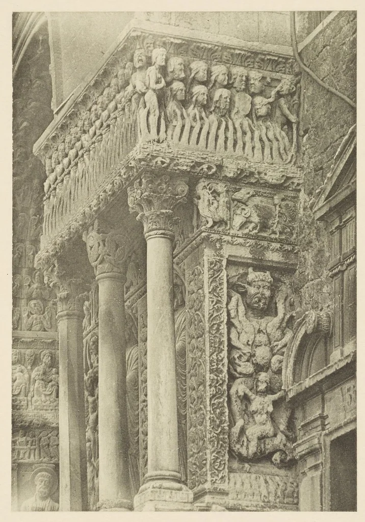 An illustration from Romanesque sculpture of the pilgrimage roads, 1923, leaf 192
