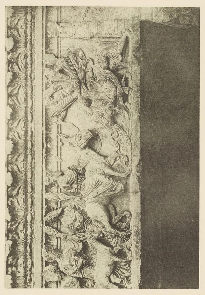 An illustration from Romanesque sculpture of the pilgrimage roads, 1923, leaf 212