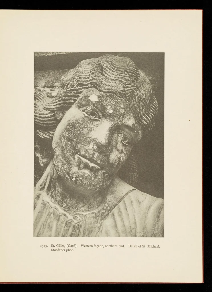 An illustration from Romanesque sculpture of the pilgrimage roads, 1923, leaf 220