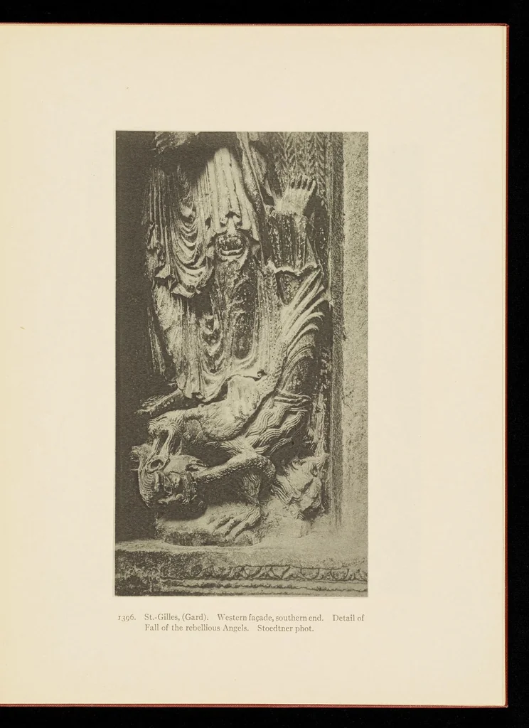 An illustration from Romanesque sculpture of the pilgrimage roads, 1923, leaf 226