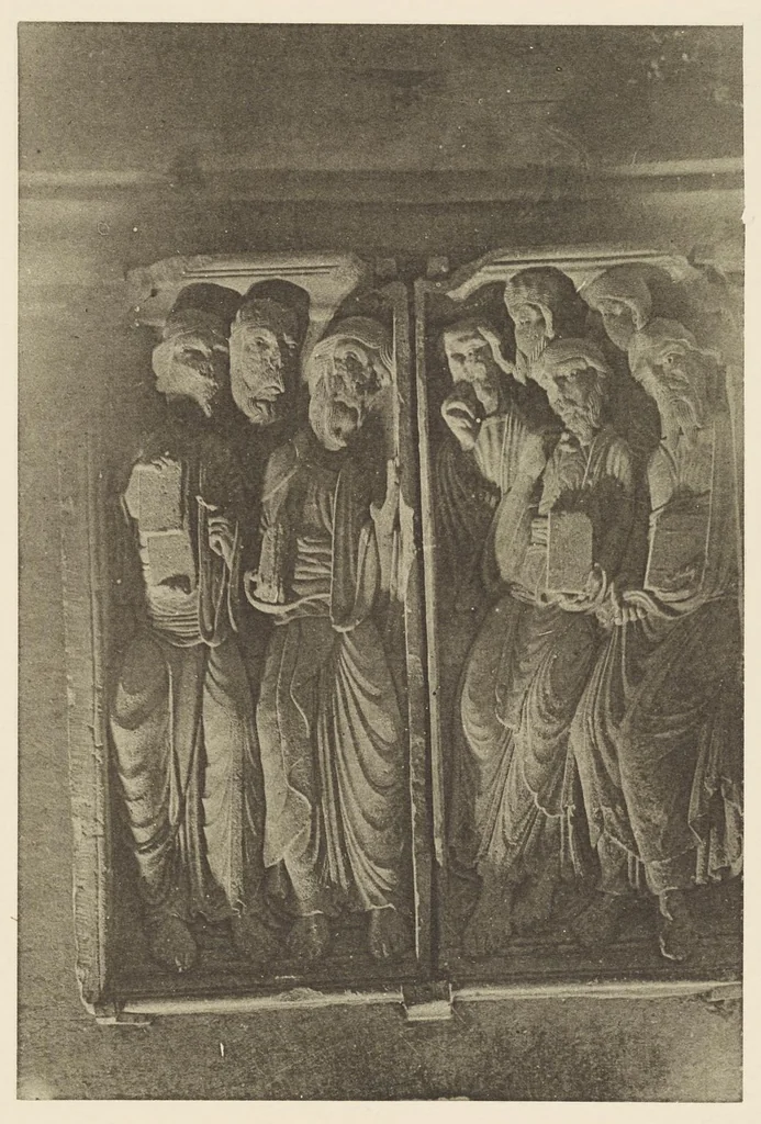An illustration from Romanesque sculpture of the pilgrimage roads, 1923, leaf 230