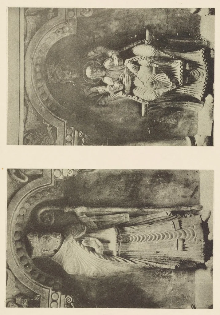 An illustration from Romanesque sculpture of the pilgrimage roads, 1923, leaf 24