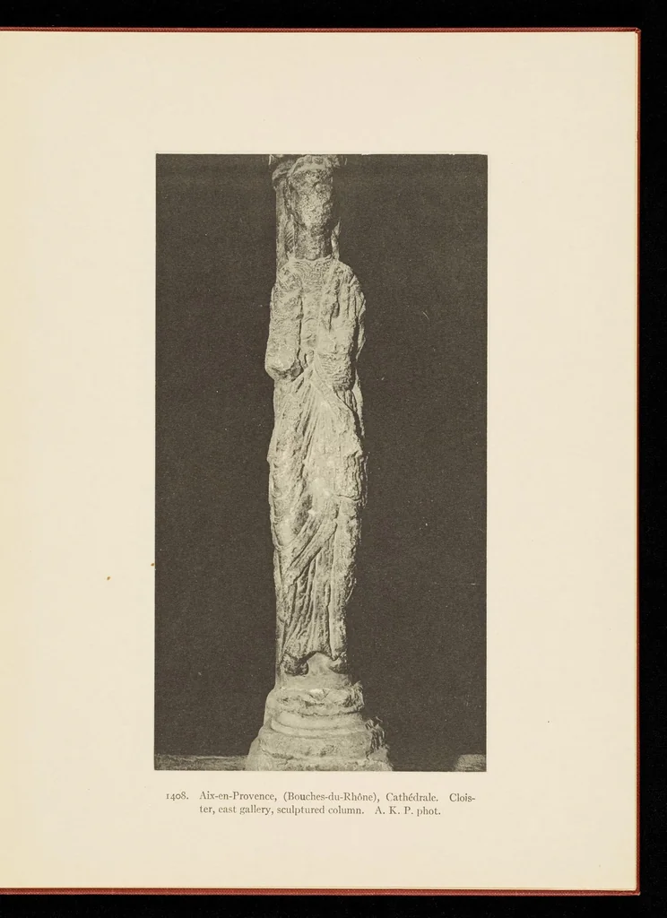 An illustration from Romanesque sculpture of the pilgrimage roads, 1923, leaf 252